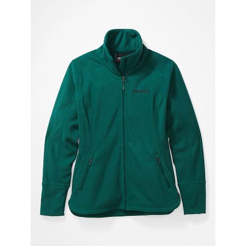 Marmot Pisgah Jackets - Womens Fleece Green CA6894732 Canada